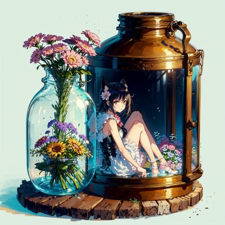 14509-1225351306-masterpiece, best quality, 1girl, in a jar, jar, simple background, full body, flower, sitting,erune,_.png